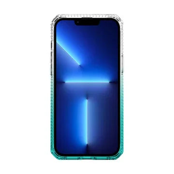 Itskins Hybrid Ombre iPhone 13 Pro Cover - Teal - Tashqila Itskins Hybrid Ombre iPhone 13 Pro Cover - Teal - Tashqila